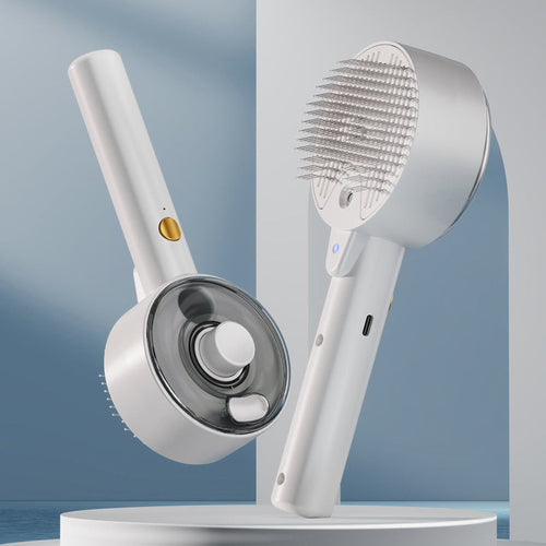 Animal Hair Remover Brush Dog And Cat Steam Brush Pet Self Cleaning