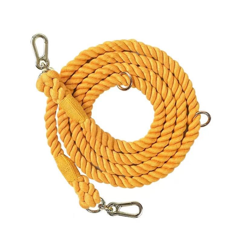 HANDS FREE DOG ROPE LEASH - AUTUMN