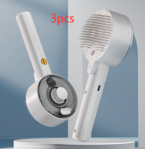 Animal Hair Remover Brush Dog And Cat Steam Brush Pet Self Cleaning